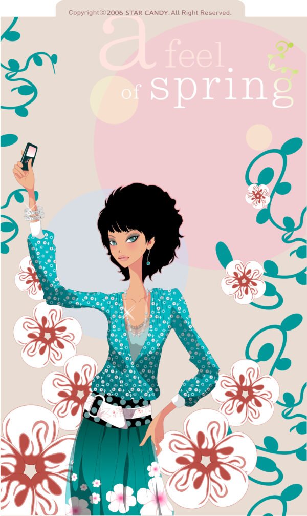 Professional Vector Templates- Girls 03