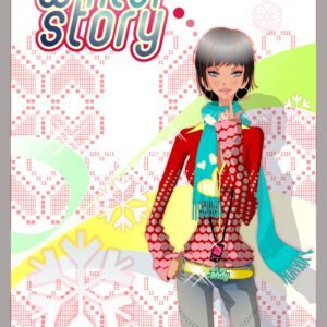 Professional Vector Templates- Girls 04